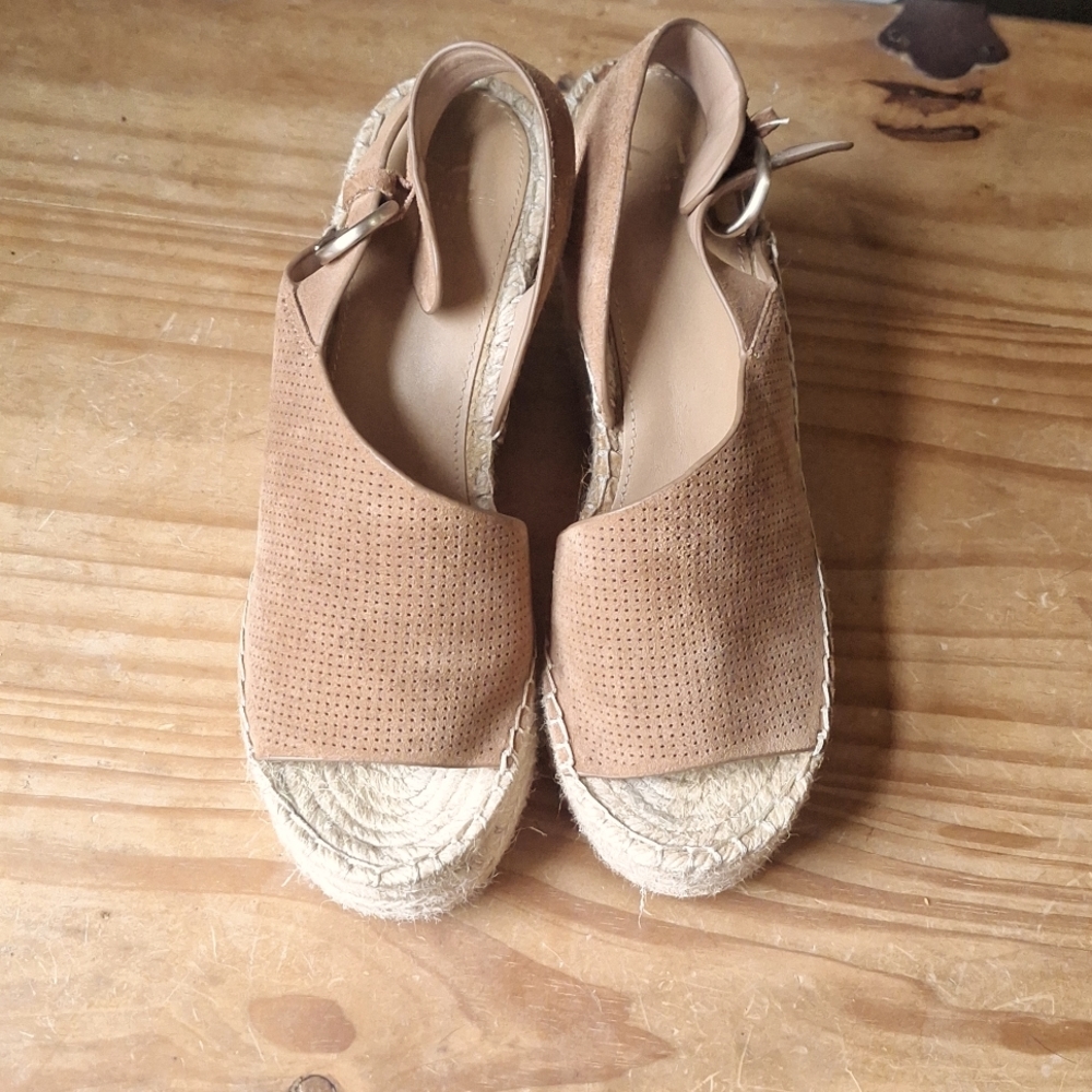 Marc Fisher Suede wedge sandal.Size 9, gently worn.